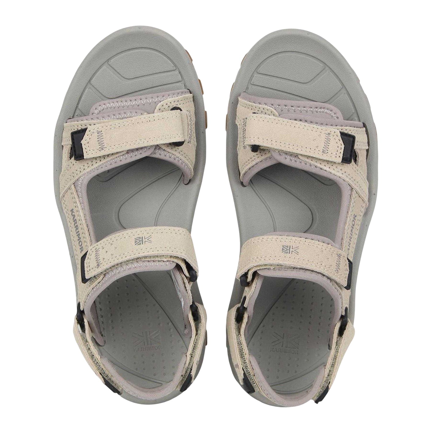 Beige - Side - Karrimor Womens-Ladies Antibes Walking Leather Sandals