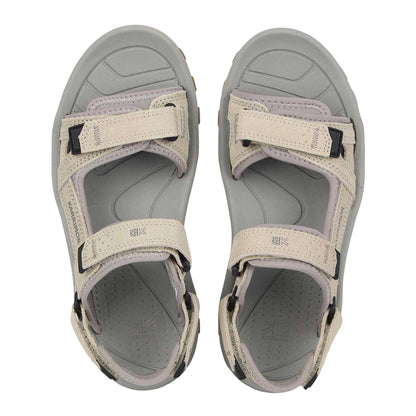 Beige - Side - Karrimor Womens-Ladies Antibes Walking Leather Sandals