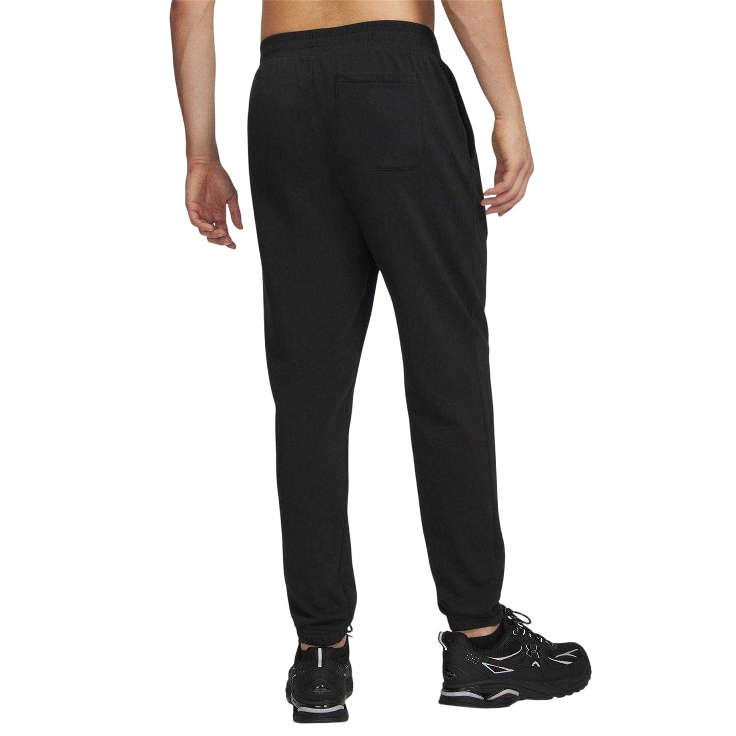 Black-Grey - Back - Under Armour Mens Rival Graphic Print Jogging Bottoms