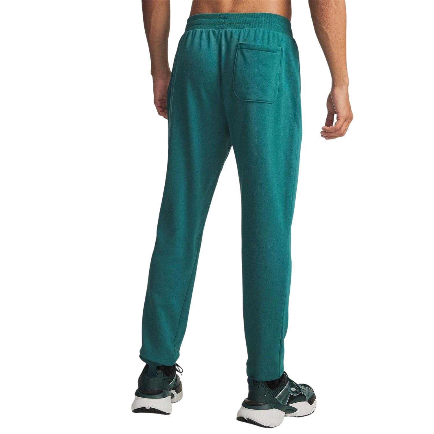 Green-Black - Back - Under Armour Mens Rival Graphic Print Jogging Bottoms