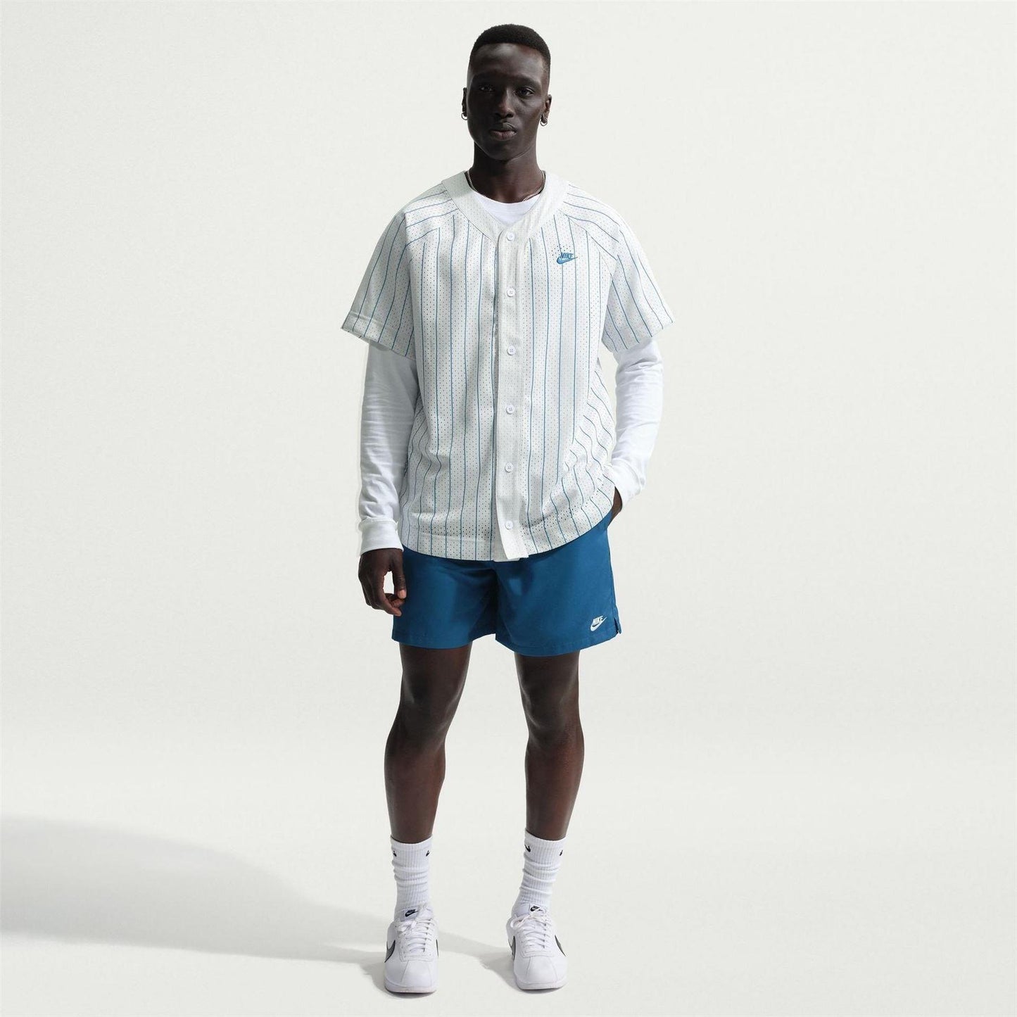 Court Blue - Lifestyle - Nike Mens Club Flow Woven Track Shorts
