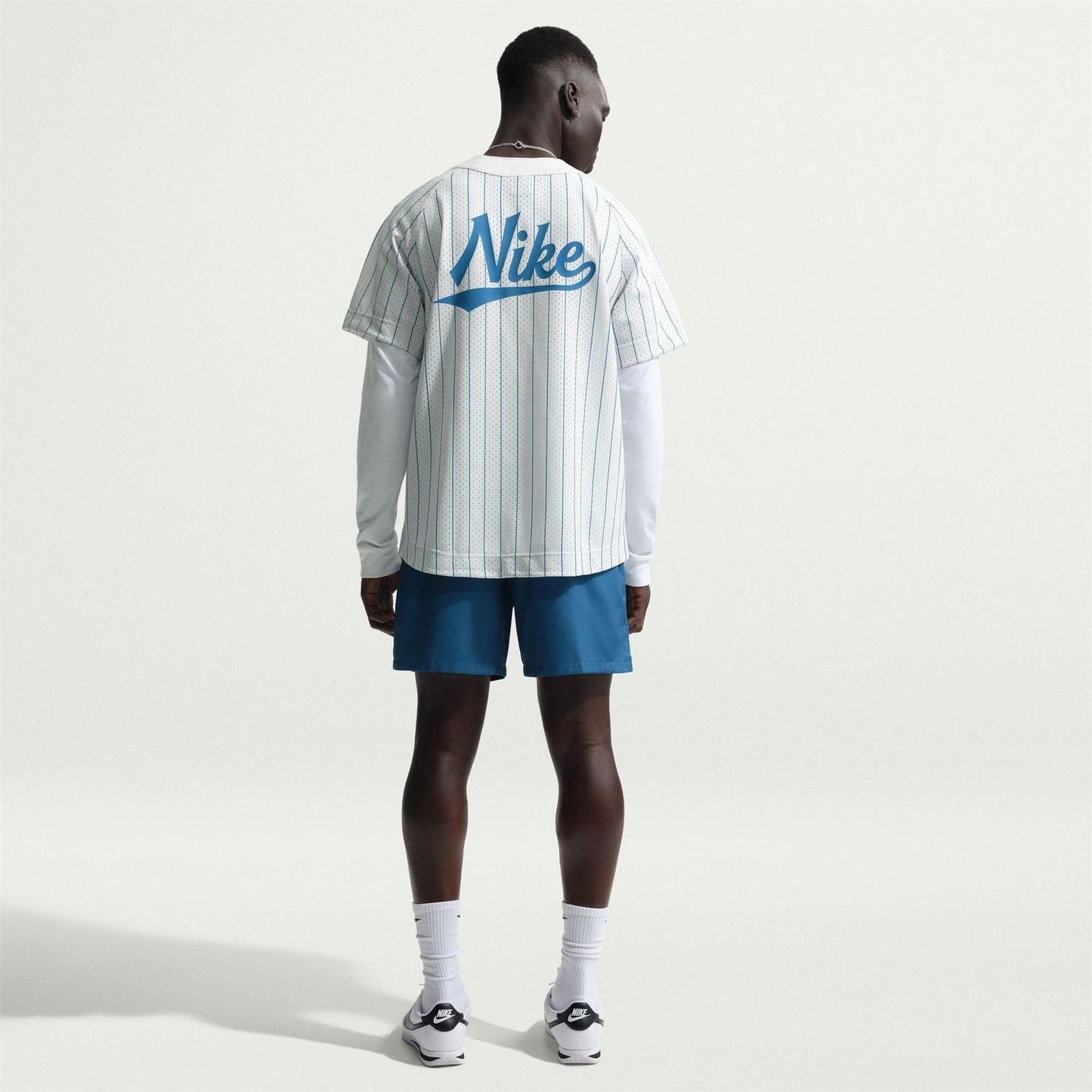 Court Blue - Pack Shot - Nike Mens Club Flow Woven Track Shorts