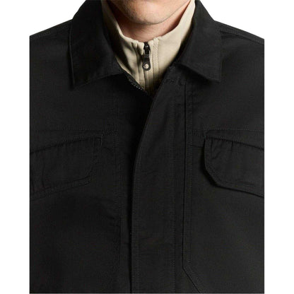 Jet Black - Side - Lyle & Scott Mens Between-Season Plain Regular Jacket