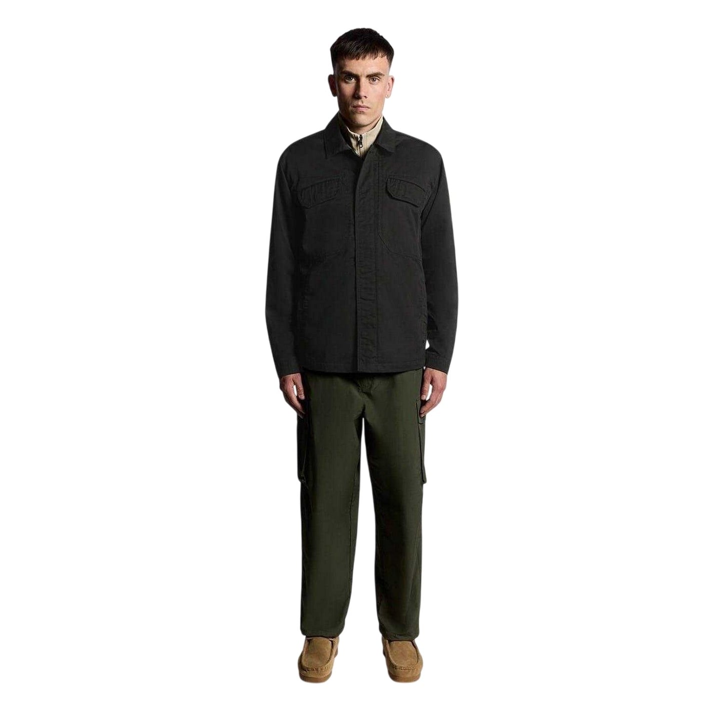 Jet Black - Lifestyle - Lyle & Scott Mens Between-Season Plain Regular Jacket