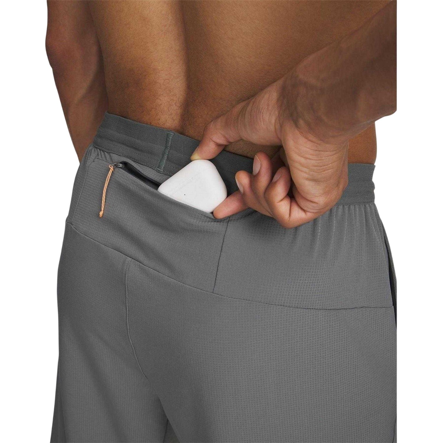 Green-Orange - Side - Under Armour Mens Trail Run Tracksuit Bottoms