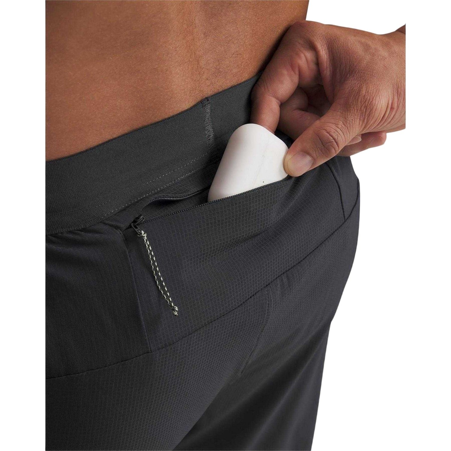 Grey-Green - Side - Under Armour Mens Trail Run Tracksuit Bottoms