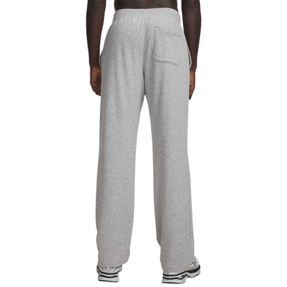 Grey-Black - Back - Under Armour Mens Rival Fleece Lightweight Joggers