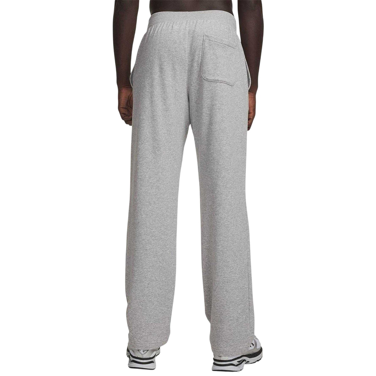 Grey-Black - Back - Under Armour Mens Rival Fleece Lightweight Joggers