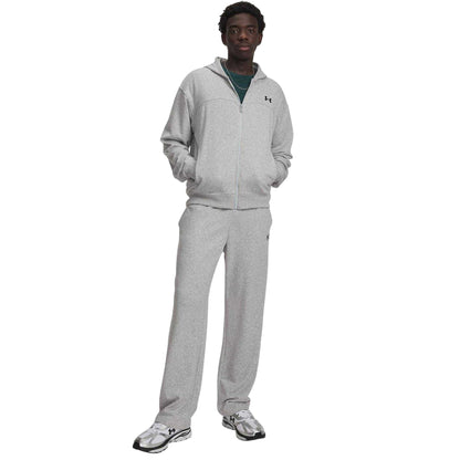 Grey-Black - Lifestyle - Under Armour Mens Rival Fleece Lightweight Joggers