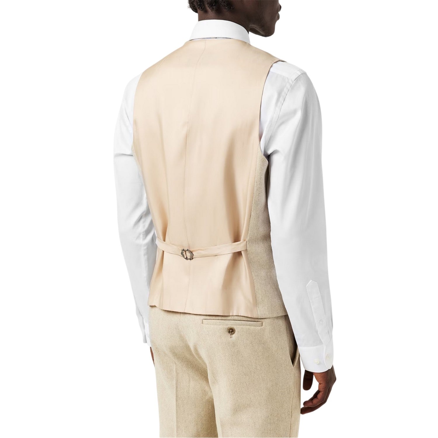 Neutral - Side - Without Prejudice Mens Archer Donegal Waistcoat