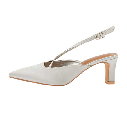 Silver - Back - Where´s That From Womens-Ladies Raizel P Party High Heels