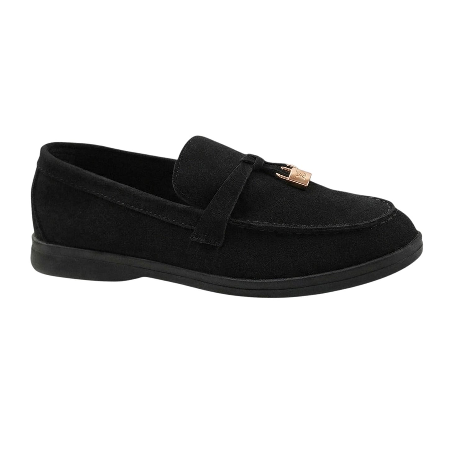 Black - Front - Where´s That From Womens-Ladies Pegasus Penny Loafers
