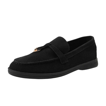 Black - Back - Where´s That From Womens-Ladies Pegasus Penny Loafers