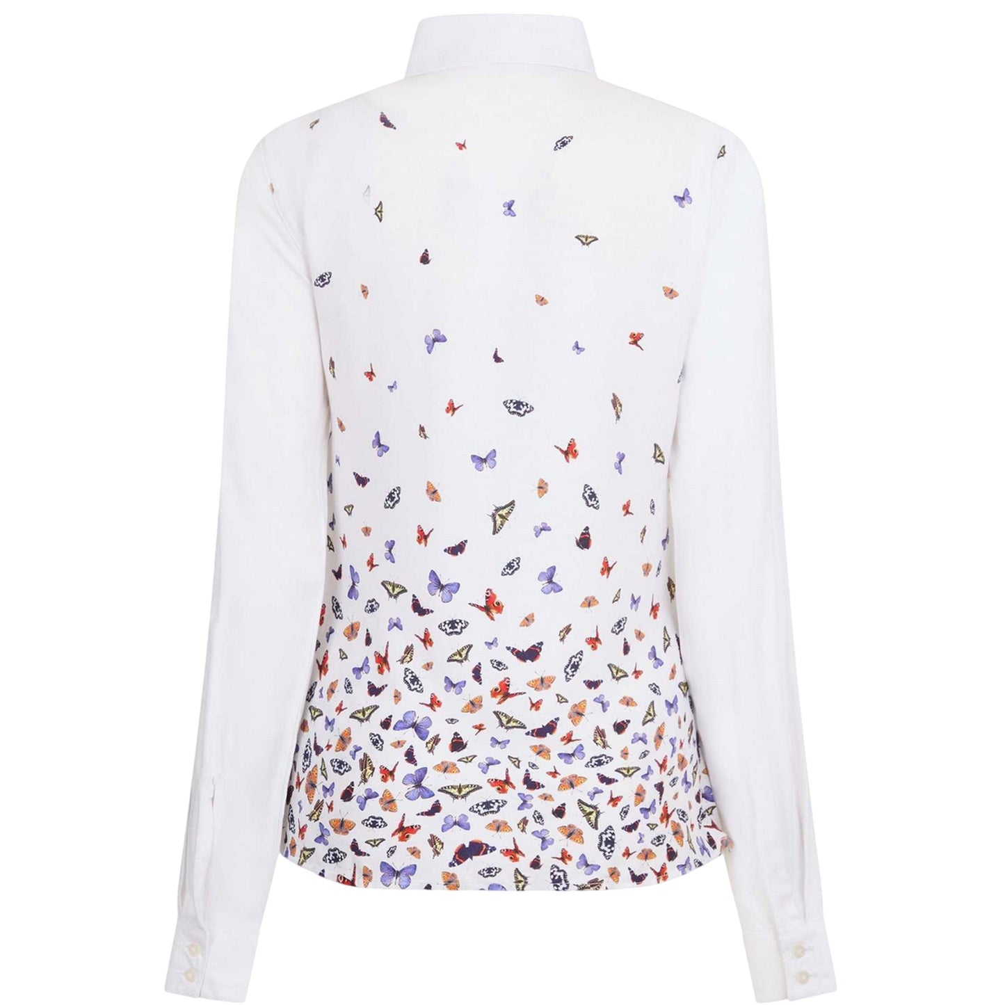 White - Back - Musto Womens-Ladies Country Butterflies Shirt