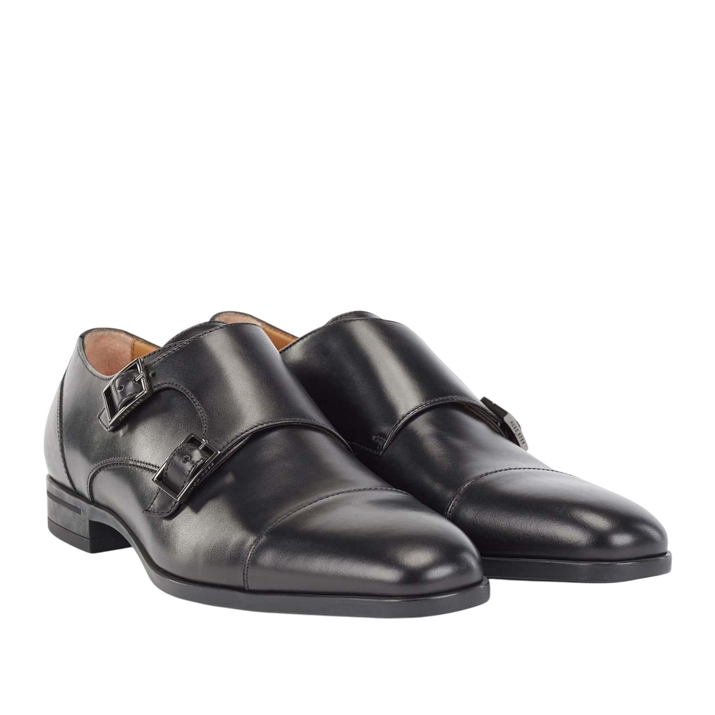 Black - Front - Hugo Boss Mens Kensington Leather Oxford Shoes