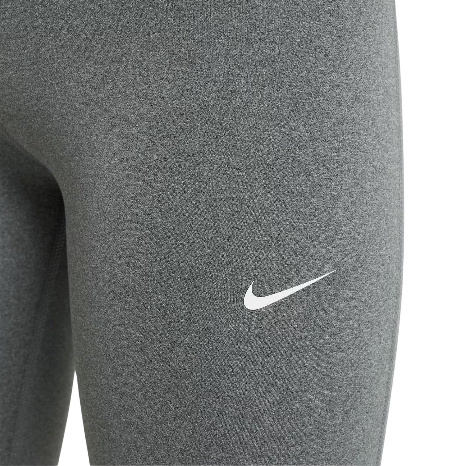 Carbon Heather - Side - Nike Girls Pro Tights