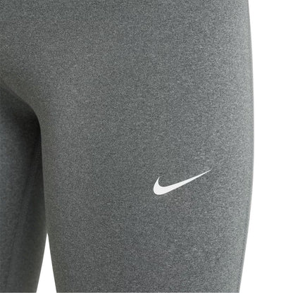 Carbon Heather - Side - Nike Girls Pro Tights
