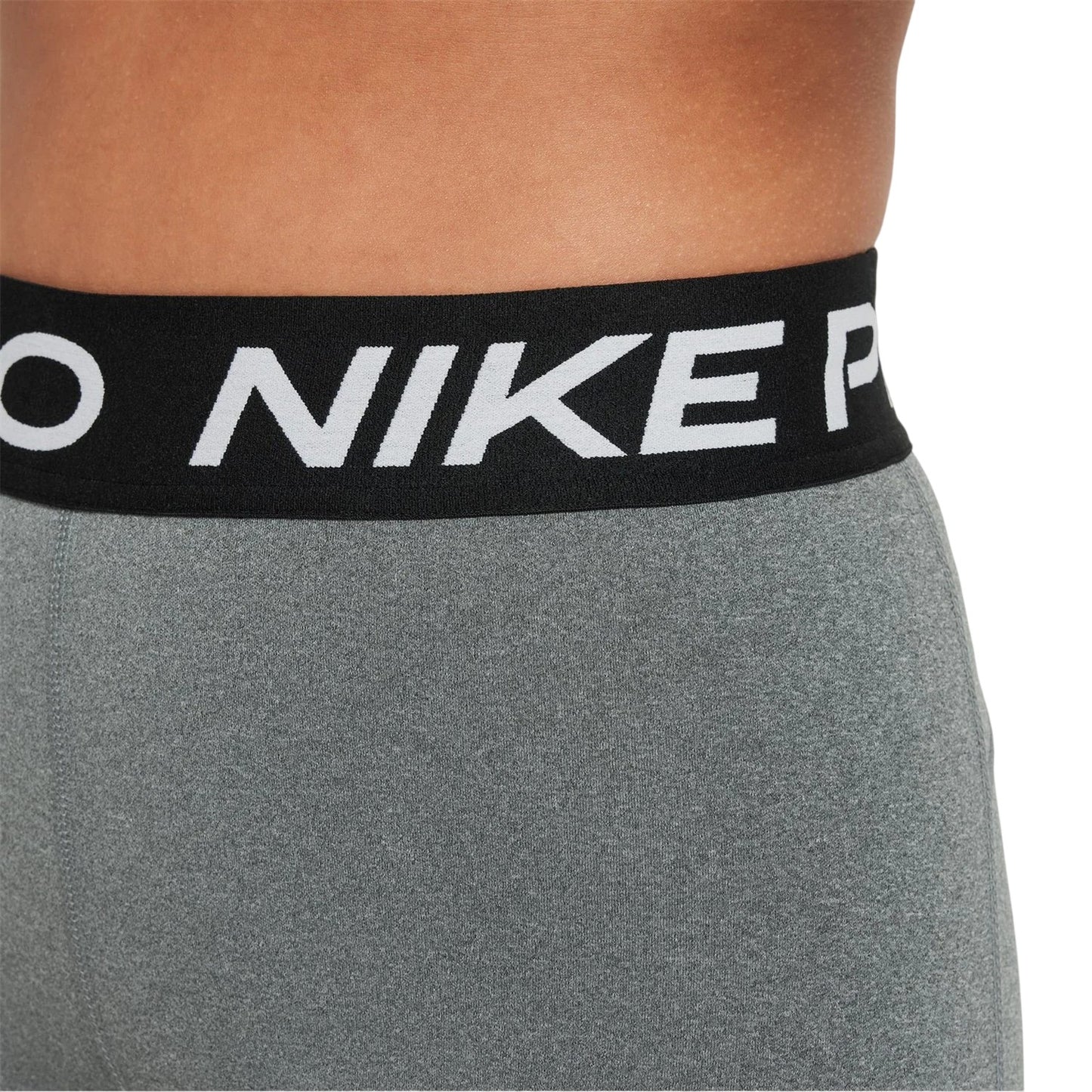 Carbon Heather - Lifestyle - Nike Girls Pro Tights