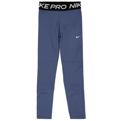 Diffused Blue - Front - Nike Girls Pro Tights