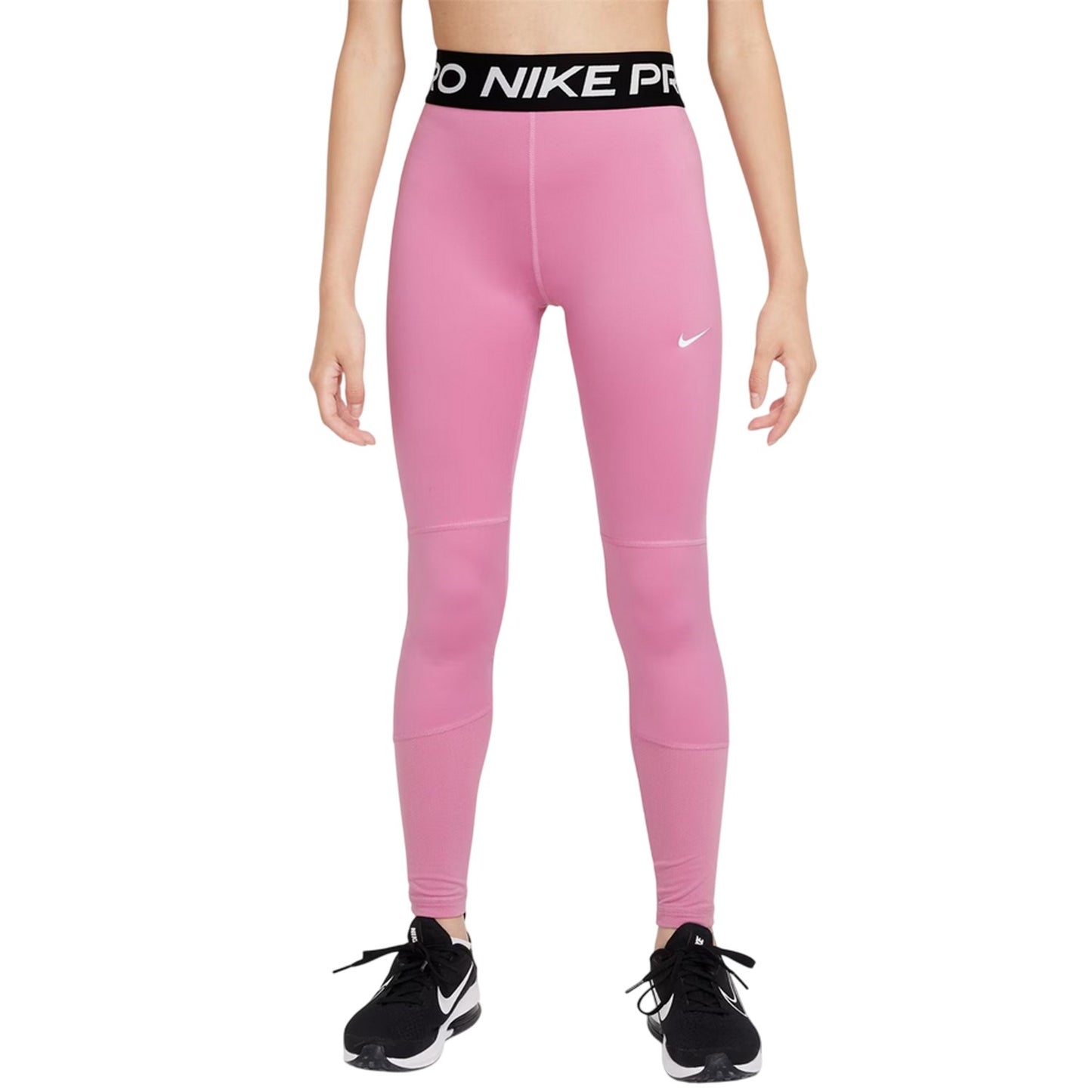 Flamingo Pink - Front - Nike Girls Pro Tights