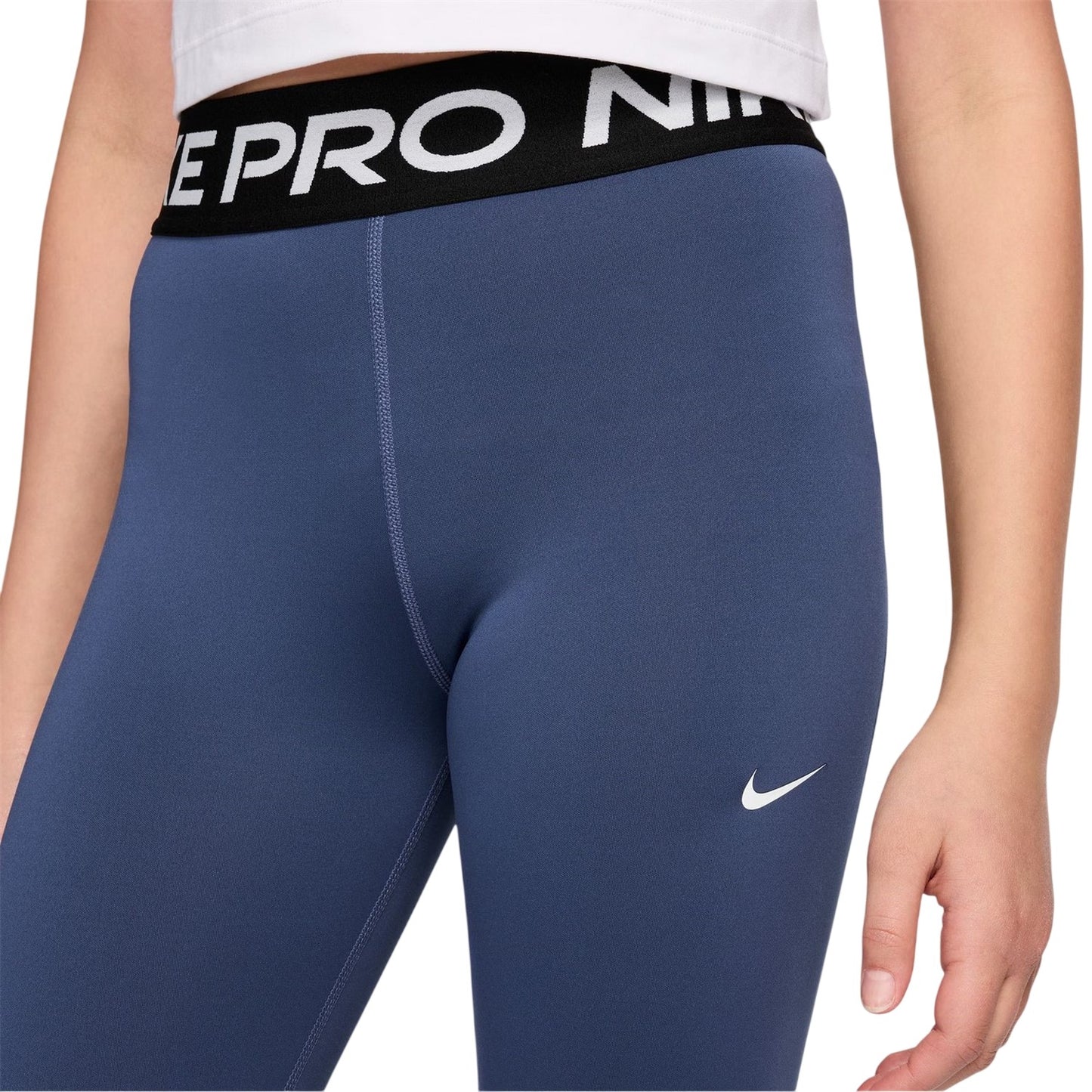 Mystic Blue - Lifestyle - Nike Girls Pro Tights