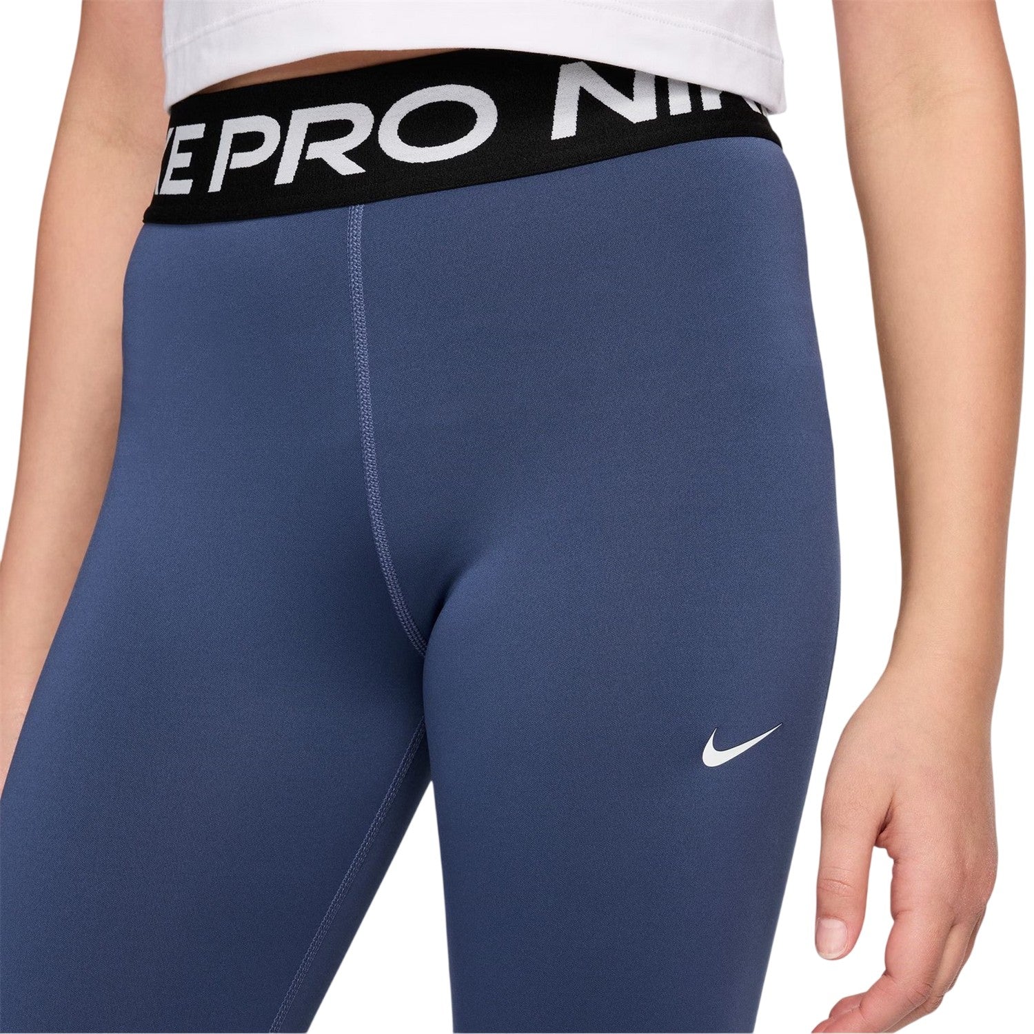 Mystic Blue - Lifestyle - Nike Girls Pro Tights