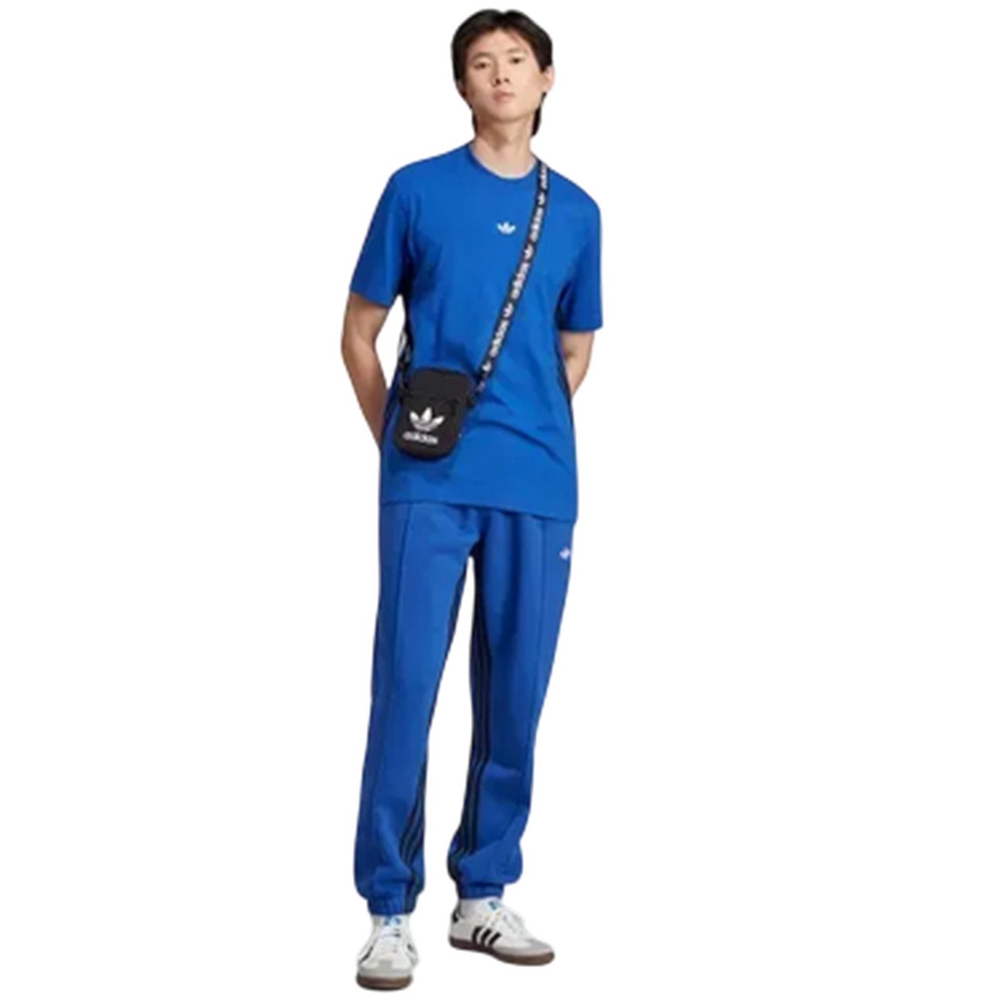 Lucid Blue - Pack Shot - Adidas Mens Rekive Sweatpants