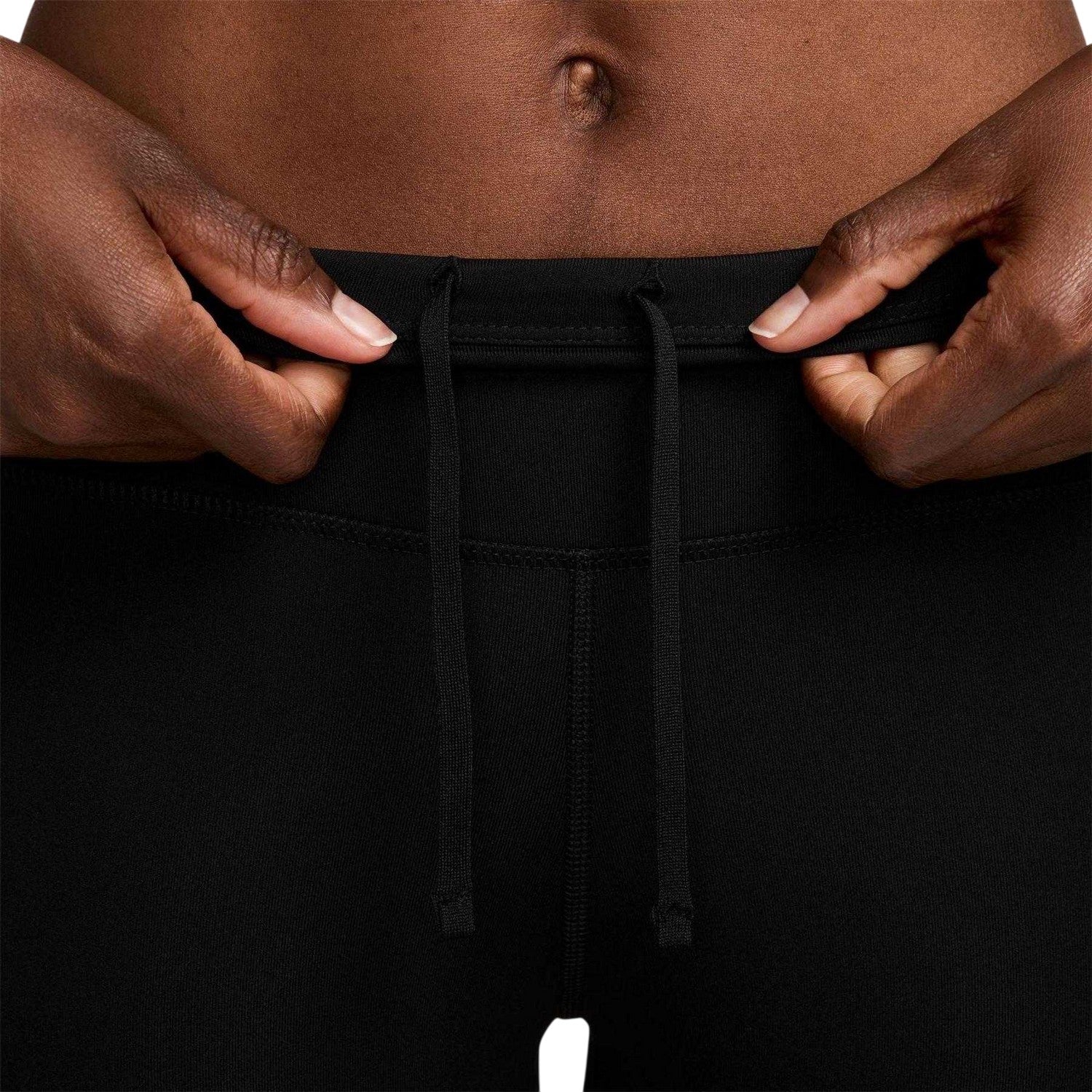 Black-White - Lifestyle - Nike Womens-Ladies Fast Dri-FIT Leggings