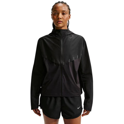 Black - Front - Nike Womens-Ladies Aero Swift Windrunner Jacket