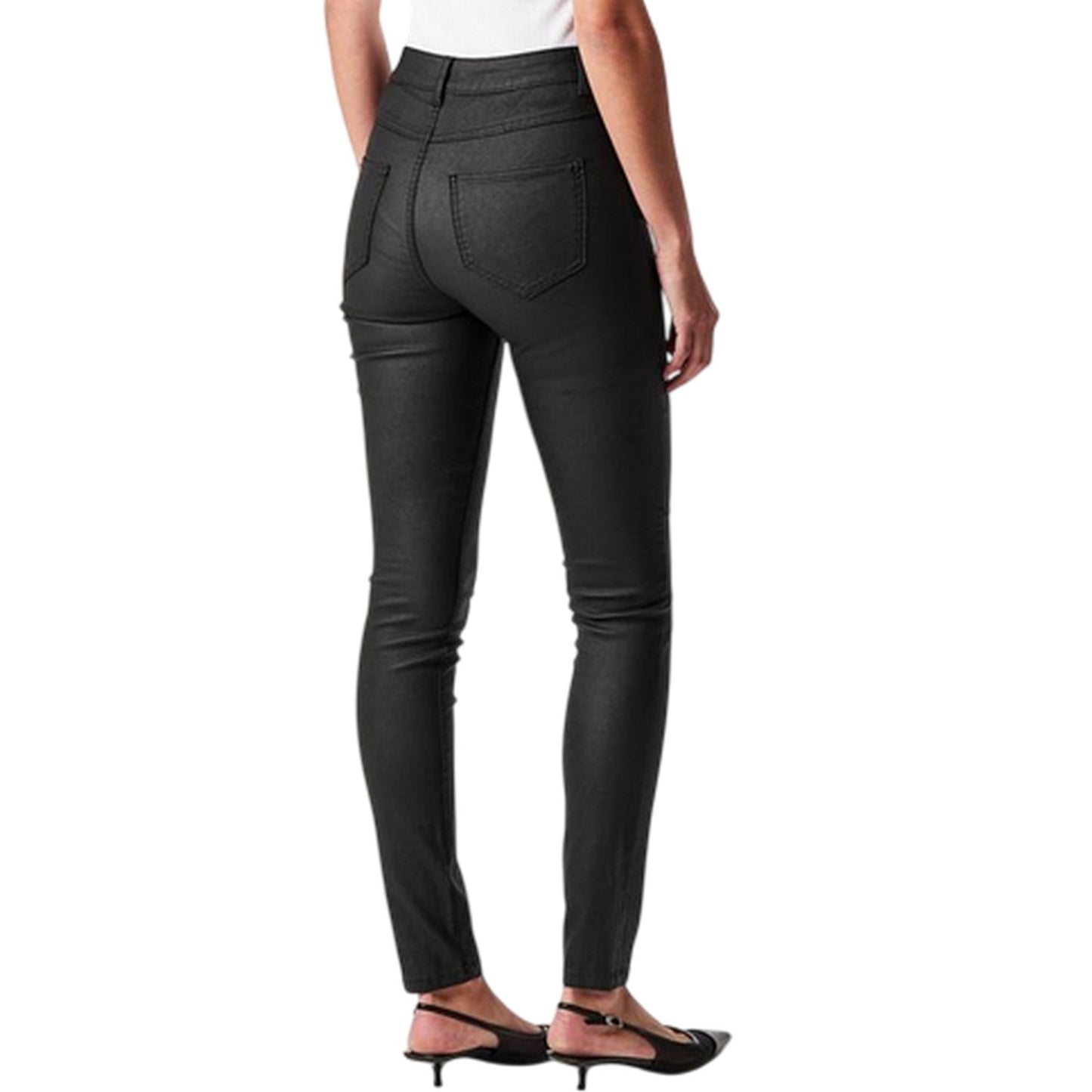 Black - Lifestyle - Vila Womens-Ladies Skinny Leggings