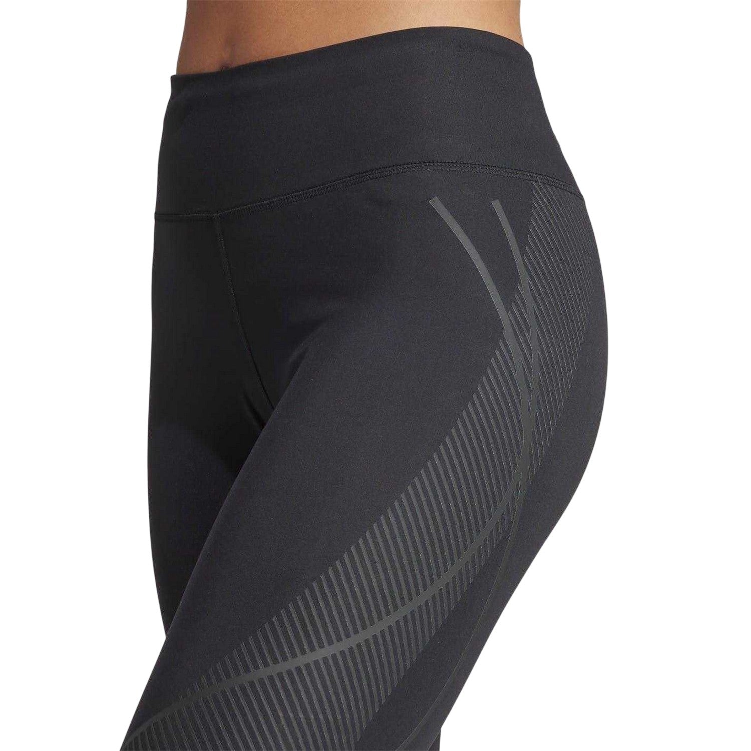 Black - Side - Adidas Womens-Ladies Leggings