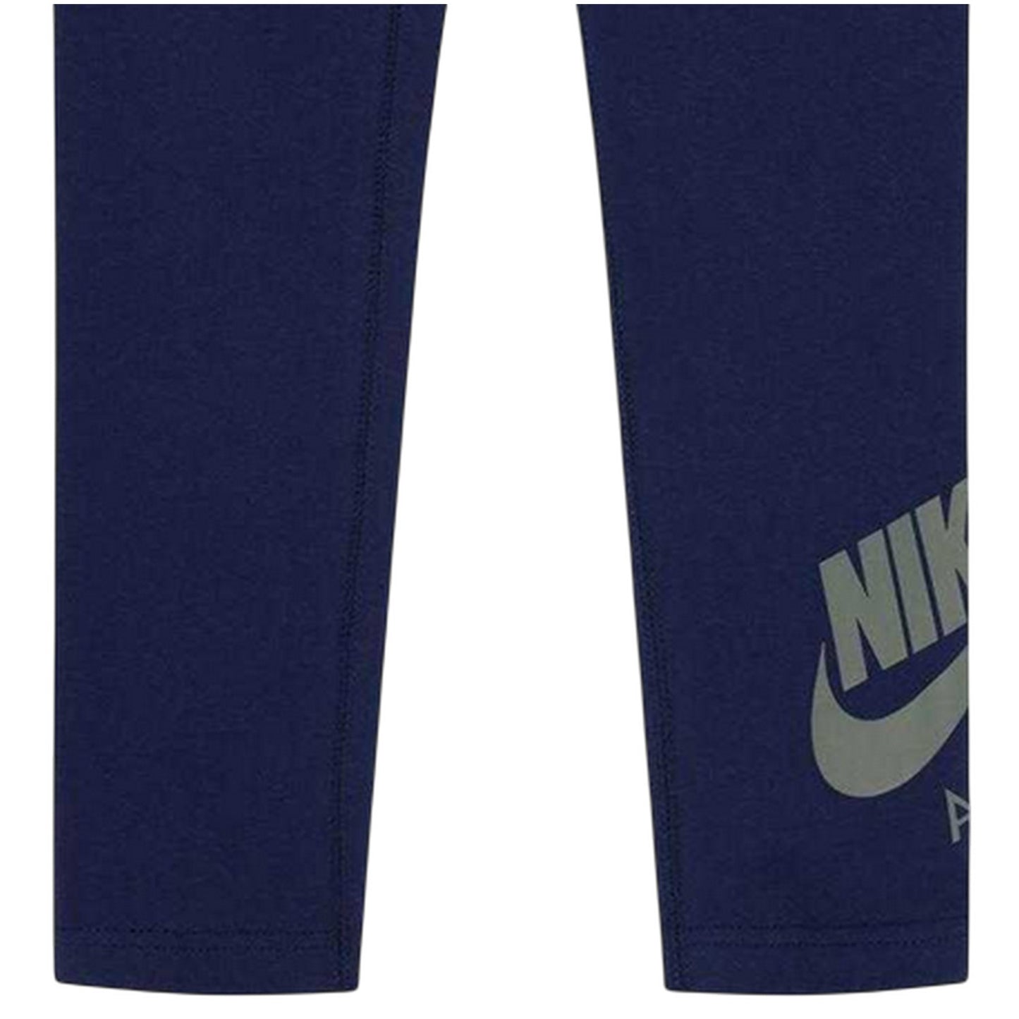 Midnight Navy - Side - Nike Girls Air Logo Leggings