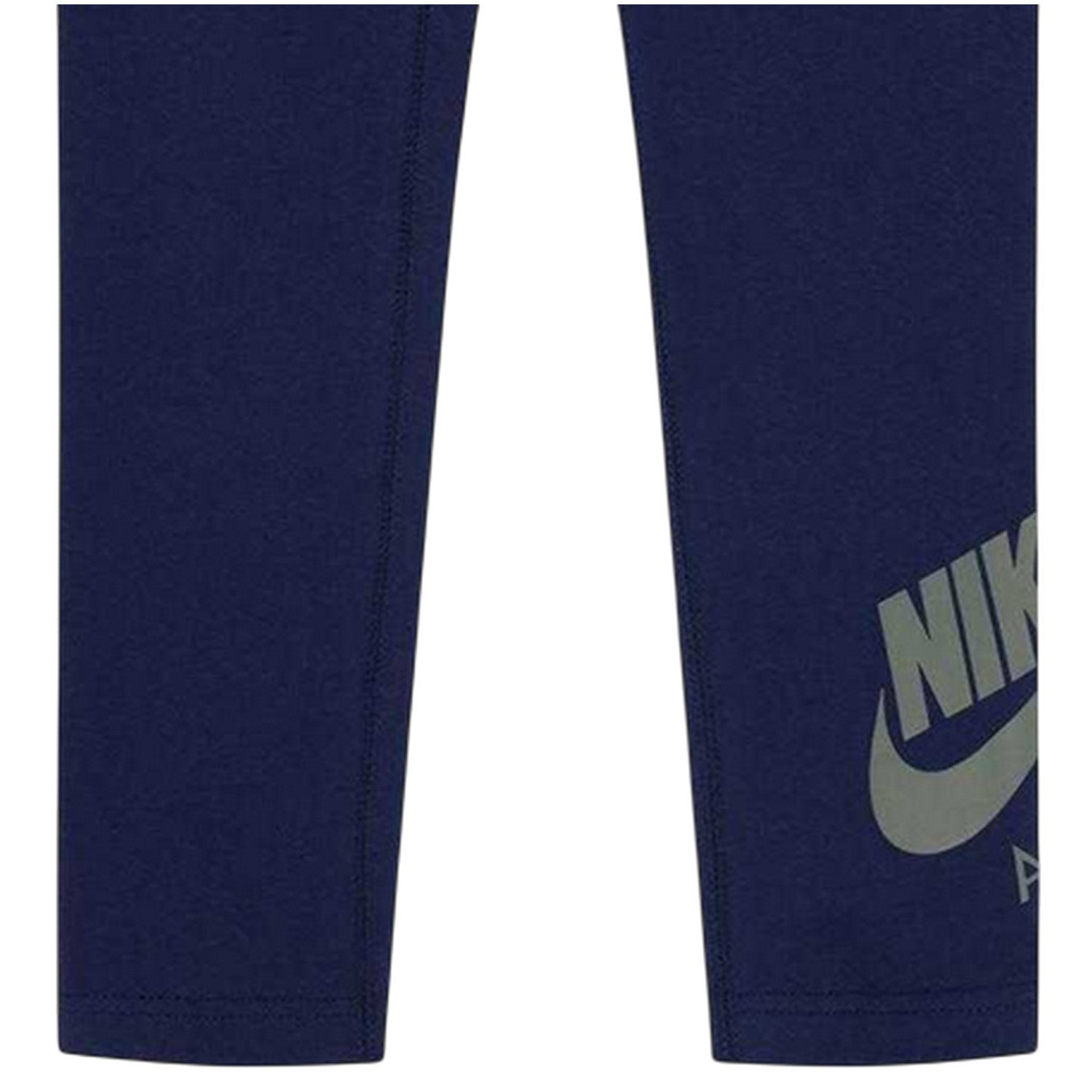 Midnight Navy - Side - Nike Girls Air Logo Leggings