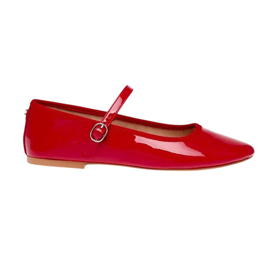 Red - Front - Steve Madden Womens-Ladies Mary Jane Ballet Flats