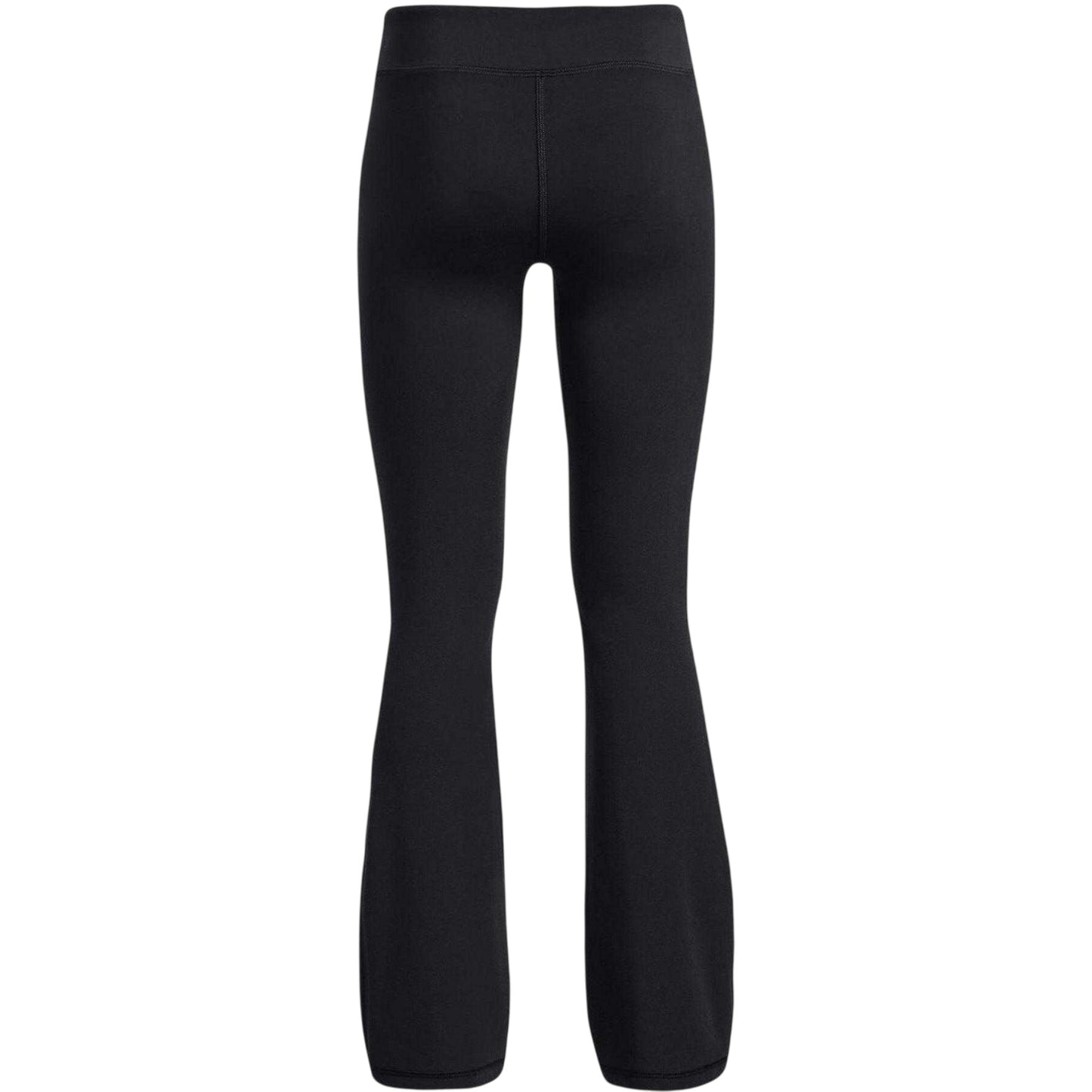 Black - Back - Under Armour Girls Flared Leg Leggings