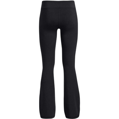 Black - Back - Under Armour Girls Flared Leg Leggings