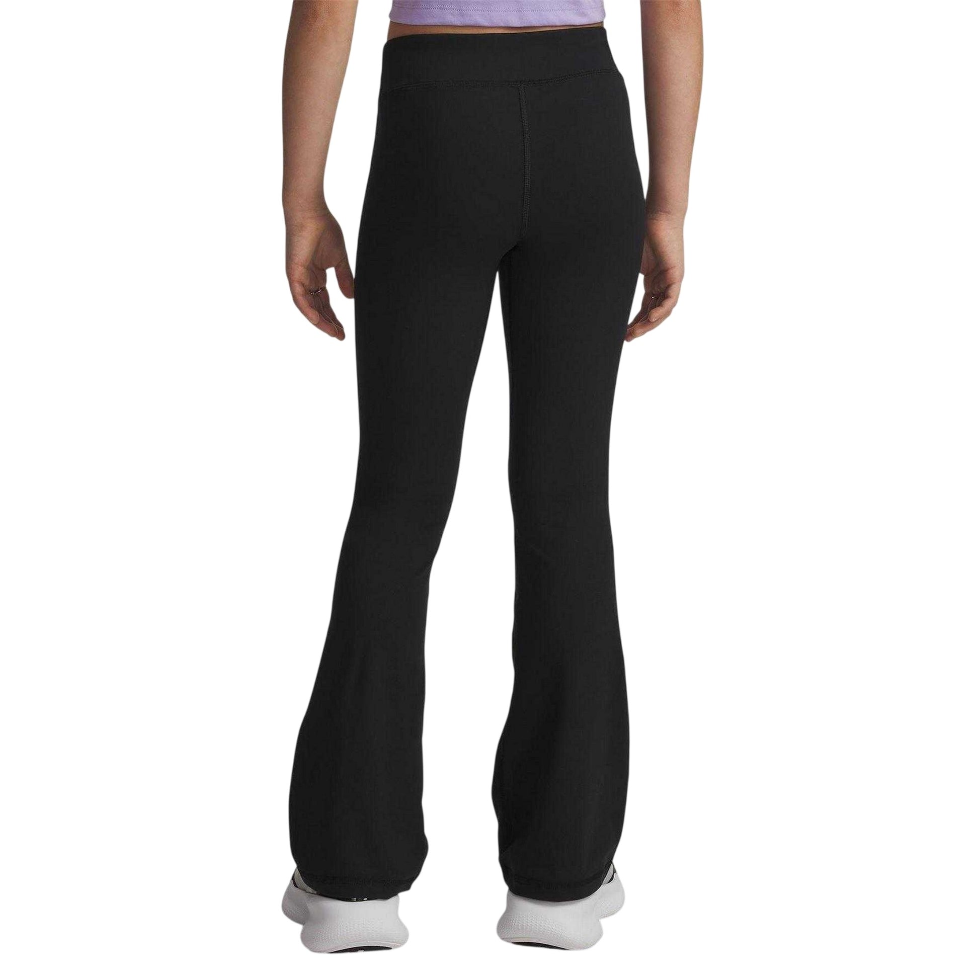 Black - Lifestyle - Under Armour Girls Flared Leg Leggings