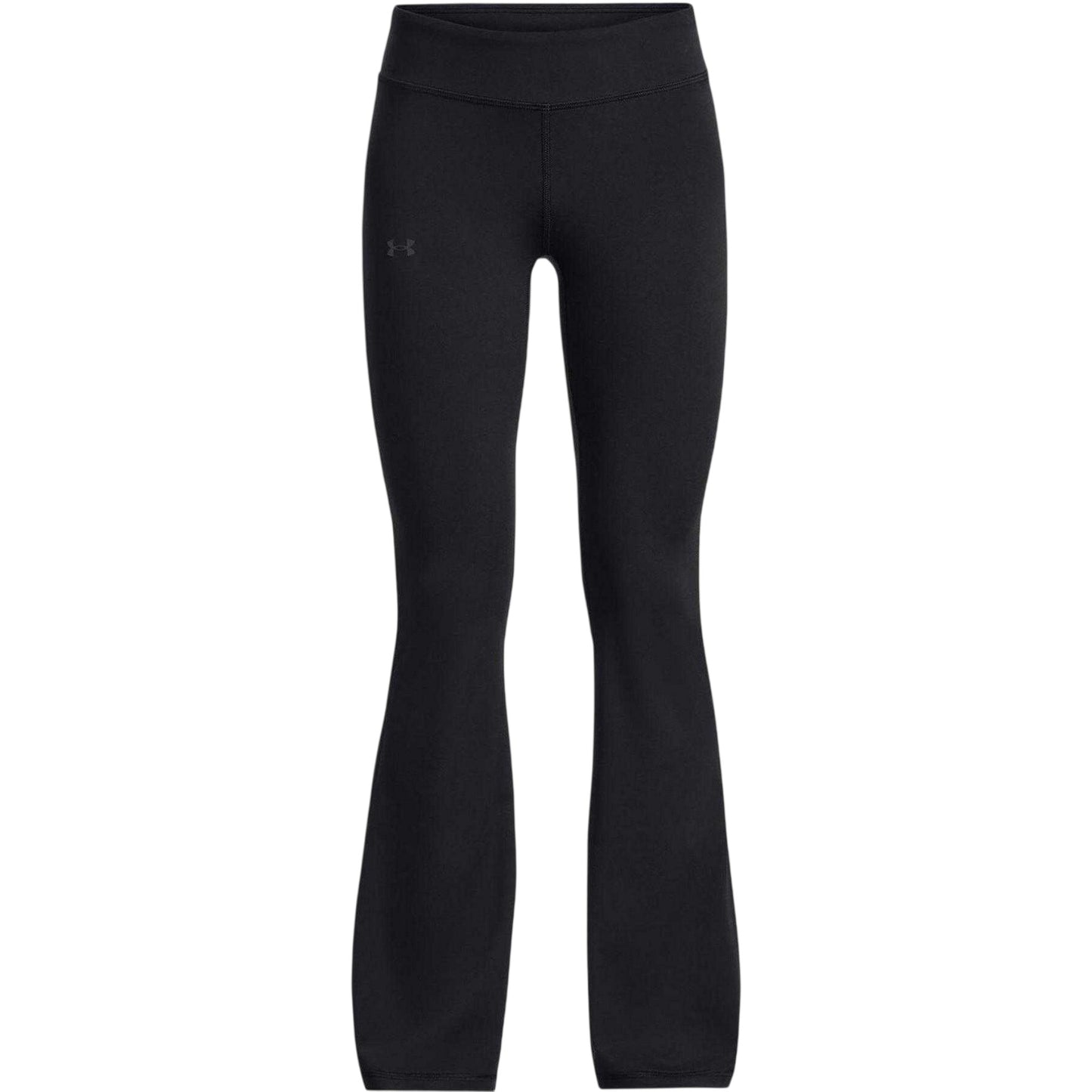 Black - Front - Under Armour Girls Flared Leg Leggings