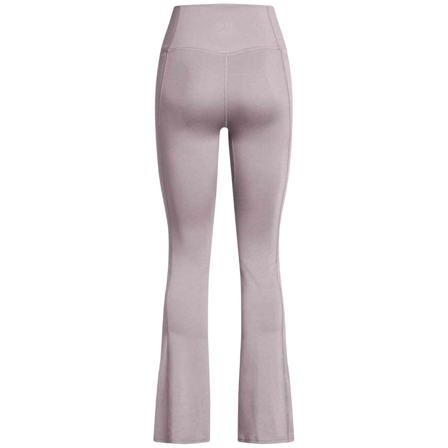 Grey - Back - Under Armour Womens-Ladies Flared Yoga Pants
