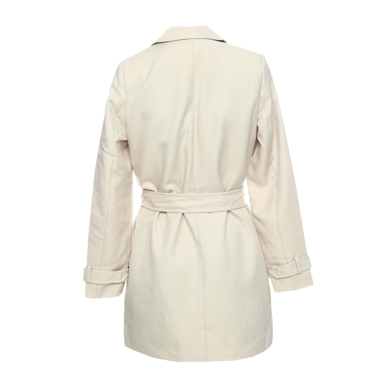 Oatmeal - Back - Vero Moda Womens-Ladies Celeste Trench Coat