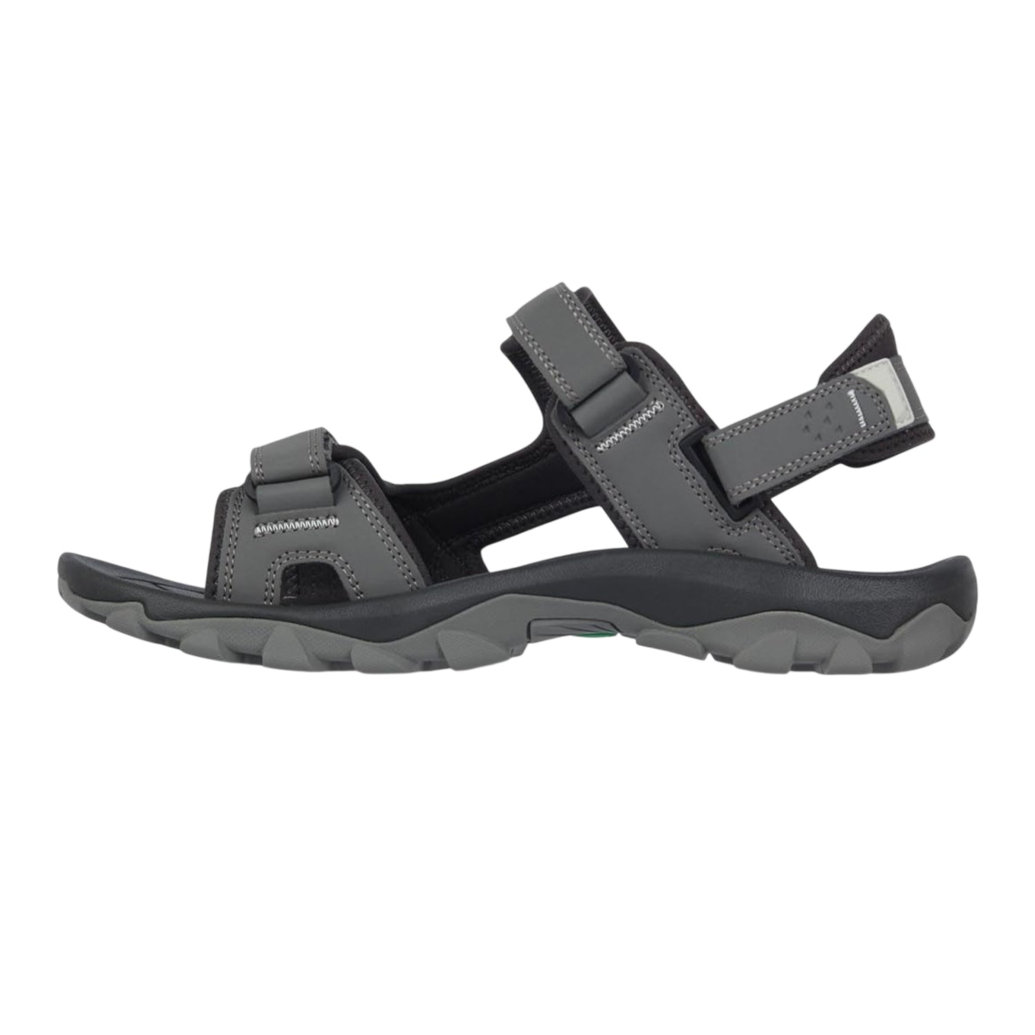 Grey - Side - Karrimor Mens Walking Sandals