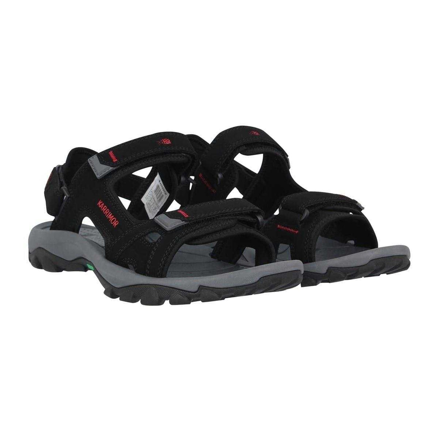 Black - Pack Shot - Karrimor Mens Walking Sandals