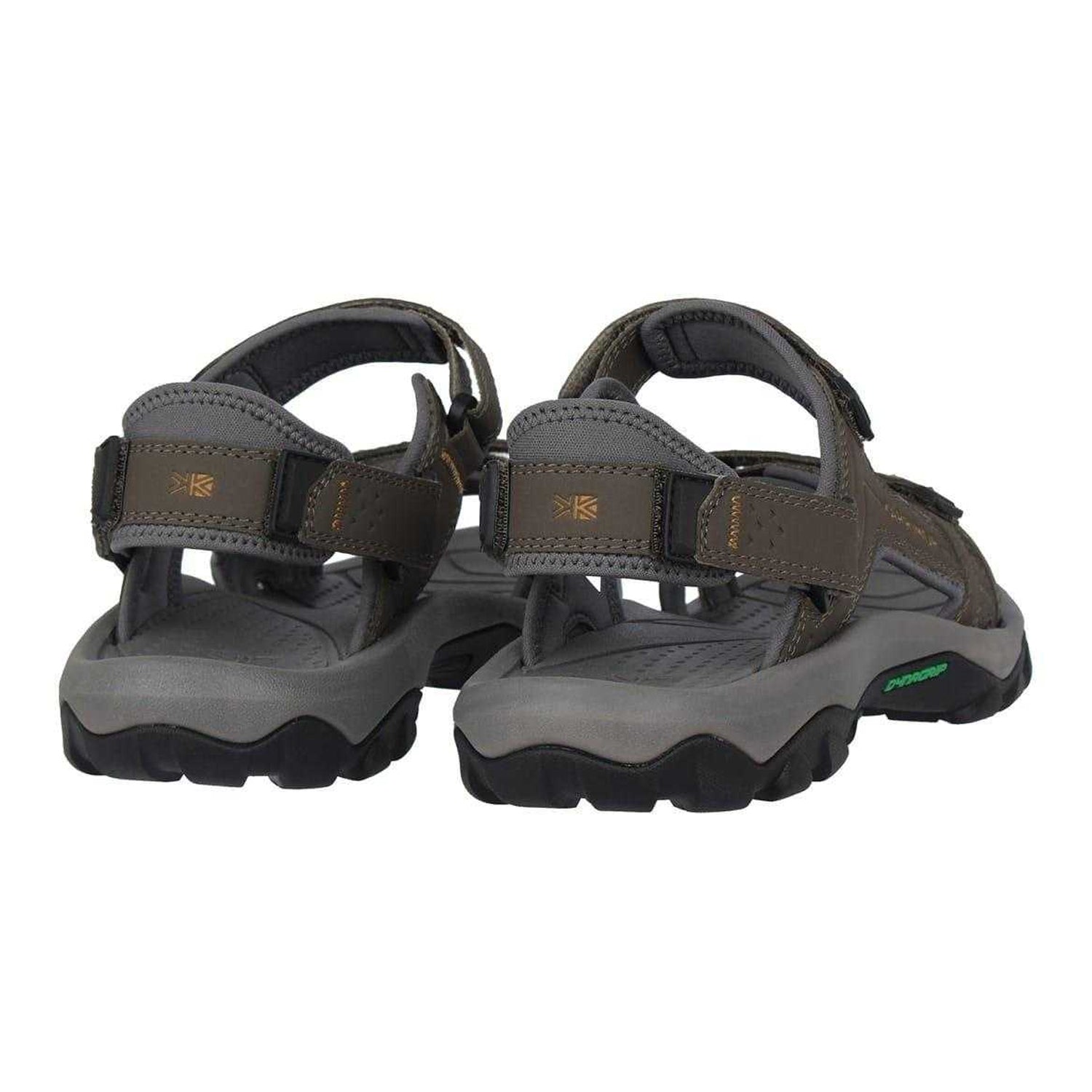 Brown - Back - Karrimor Mens Walking Sandals