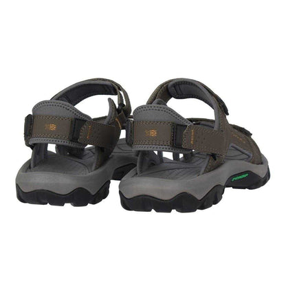 Brown - Back - Karrimor Mens Walking Sandals