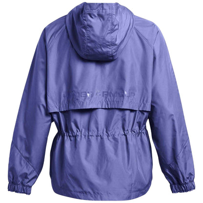 Purple - Back - Under Armour Womens-Ladies Rush Lightweight Jacket