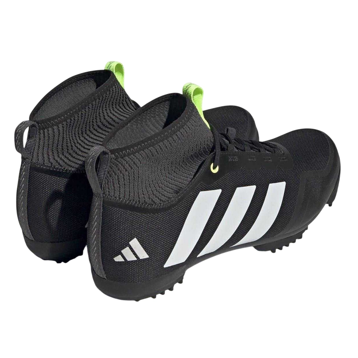 Core Black - Back - Adidas Childrens-Kids The Gravel Shoe 2.0 3 Stripes Cycling Shoes