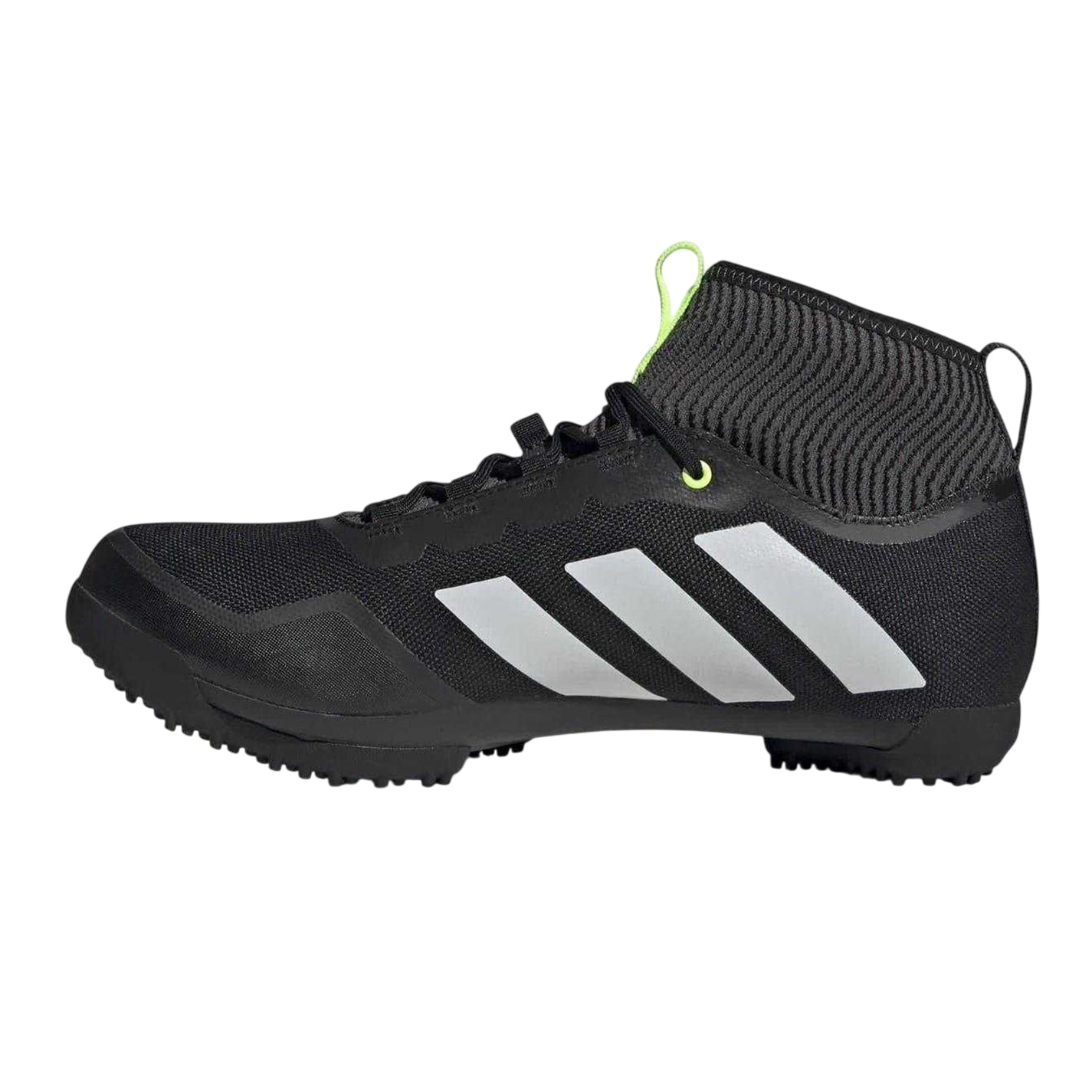 Core Black - Side - Adidas Childrens-Kids The Gravel Shoe 2.0 3 Stripes Cycling Shoes