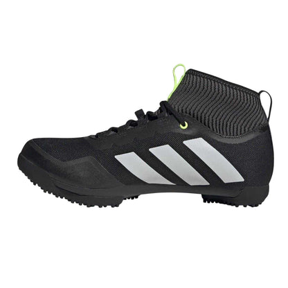 Core Black - Side - Adidas Childrens-Kids The Gravel Shoe 2.0 3 Stripes Cycling Shoes