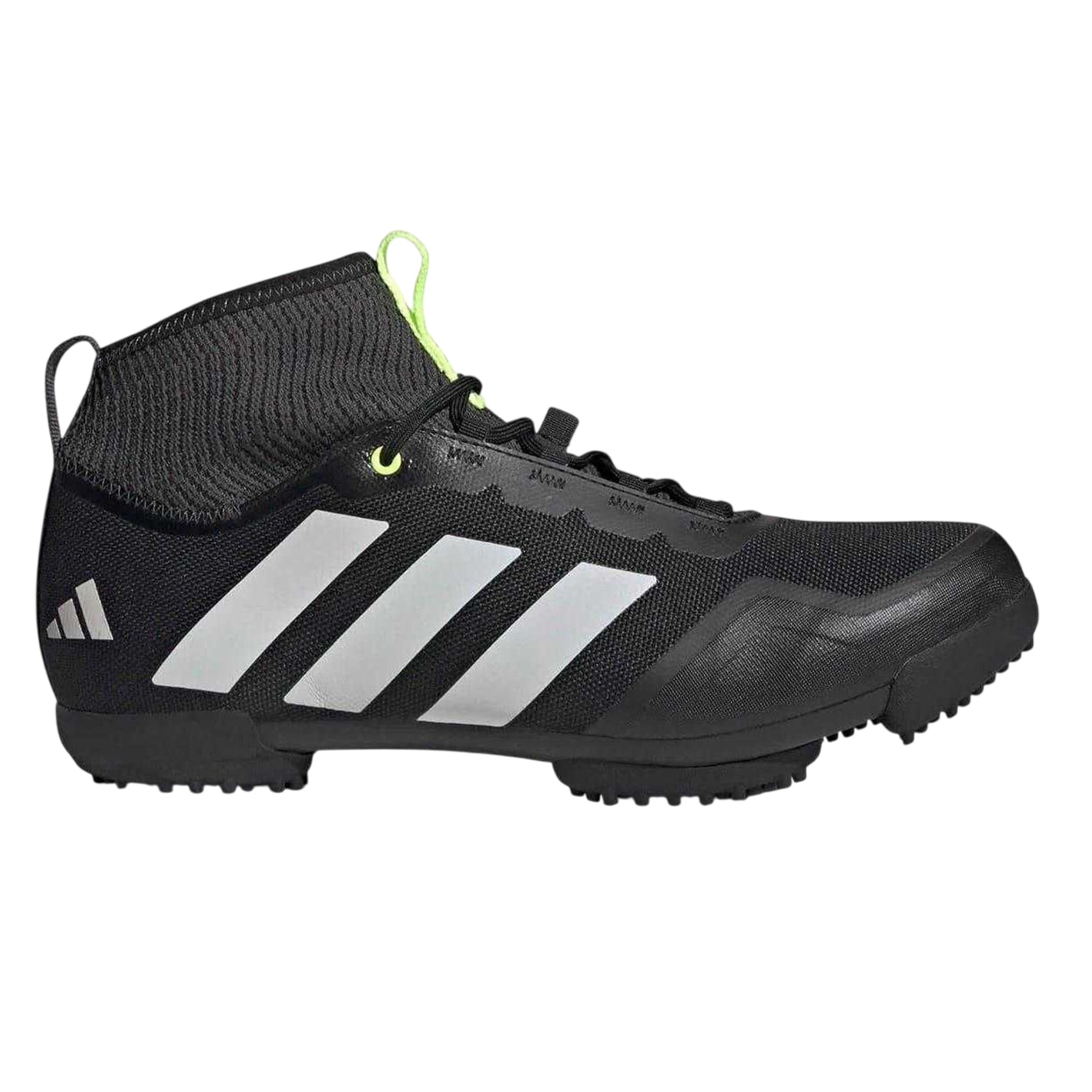 Core Black - Front - Adidas Childrens-Kids The Gravel Shoe 2.0 3 Stripes Cycling Shoes