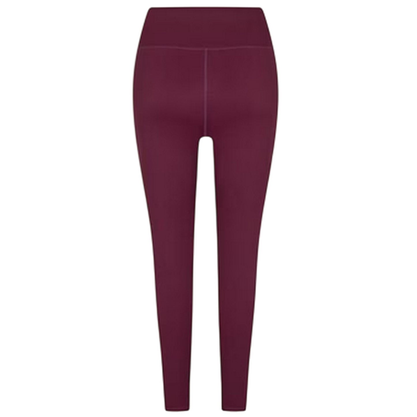 Dark Cherry - Back - USA Womens-Ladies Nylon Leggings